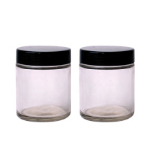 10oz 300ml clear wide mouth glass jar food storage bottle packaging with screw cap